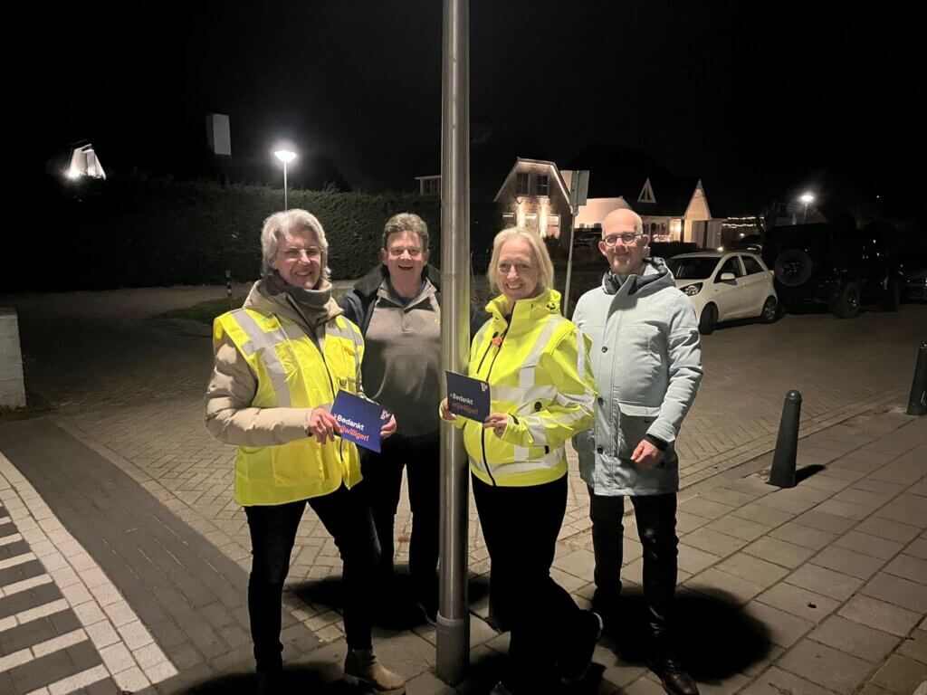 Buurtpreventie Dinteloord met Bedankkaart