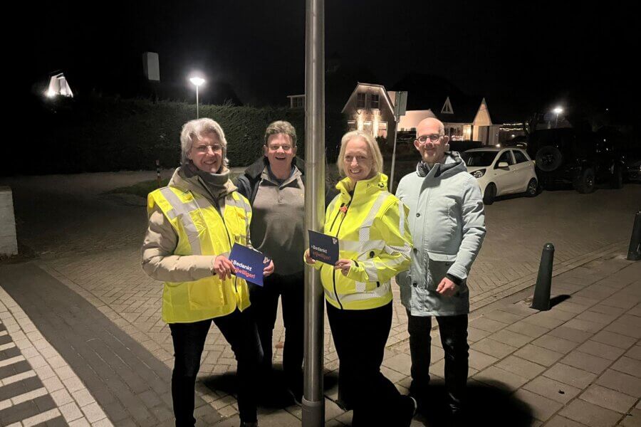 Buurtpreventie Dinteloord met Bedankkaart